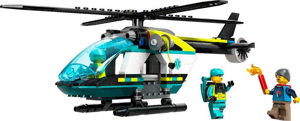 LEGO CITY Emergency Rescue Helicopter 60405 (8266674045154)