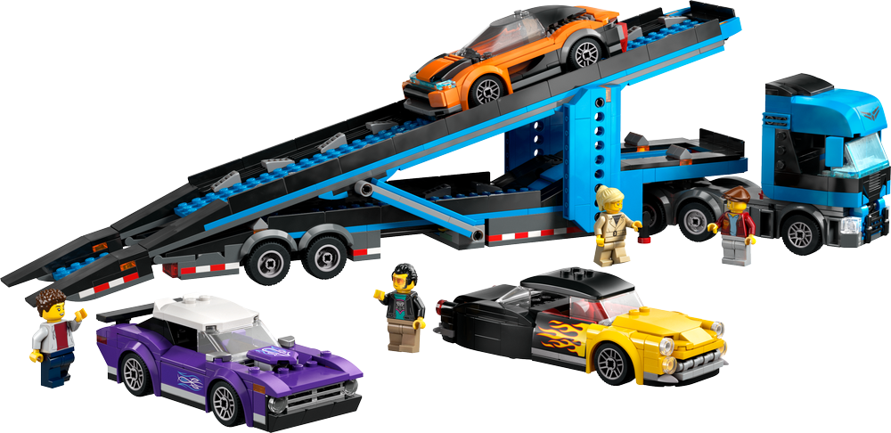LEGO City Car Transporter Truck with Sports Cars 60408 (8537448710370)