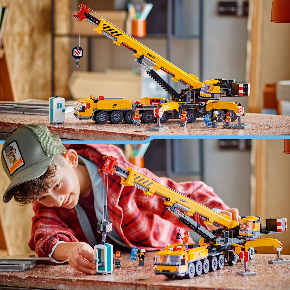 LEGO City Yellow Mobile Construction Crane 60409 (8537448775906)