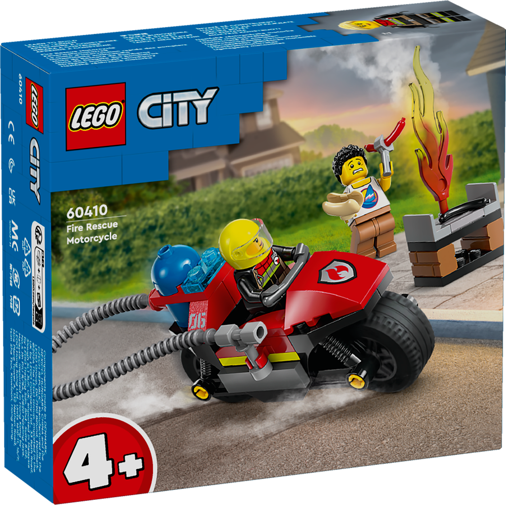 LEGO CITY Fire Rescue Motorcycle 60410 (8266674176226)