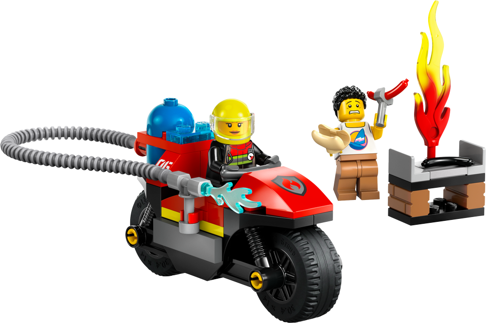 LEGO CITY Fire Rescue Motorcycle 60410 (8266674176226)