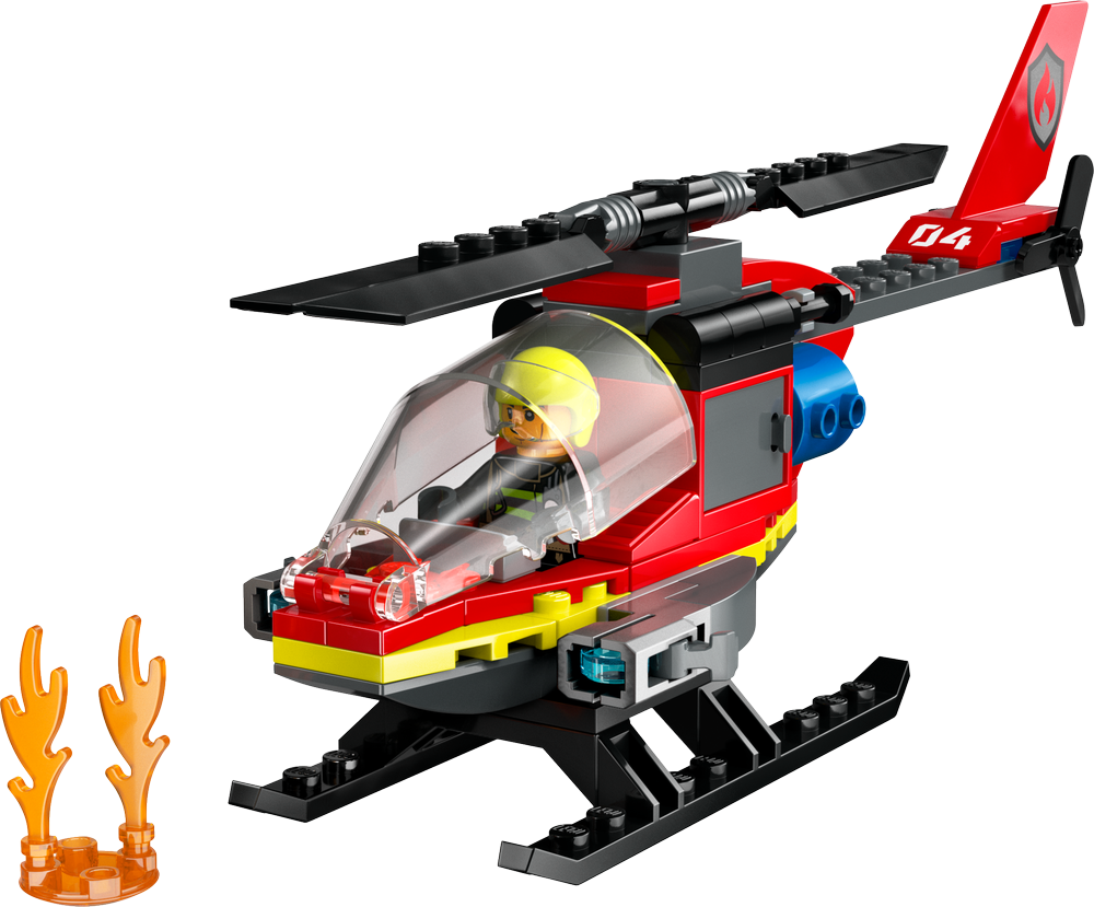 LEGO CITY Fire Rescue Helicopter 60411 (8266674208994)