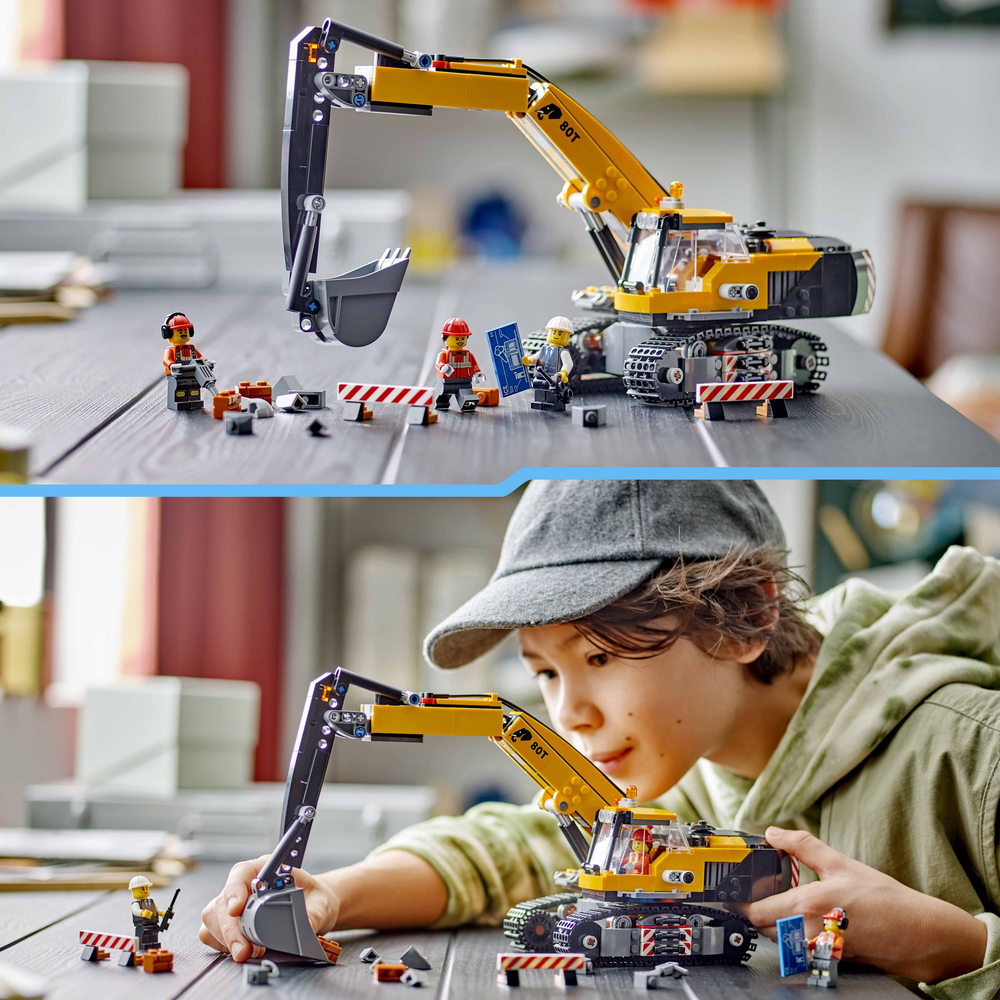 LEGO City Yellow Construction Excavator 60420 (8537448841442)