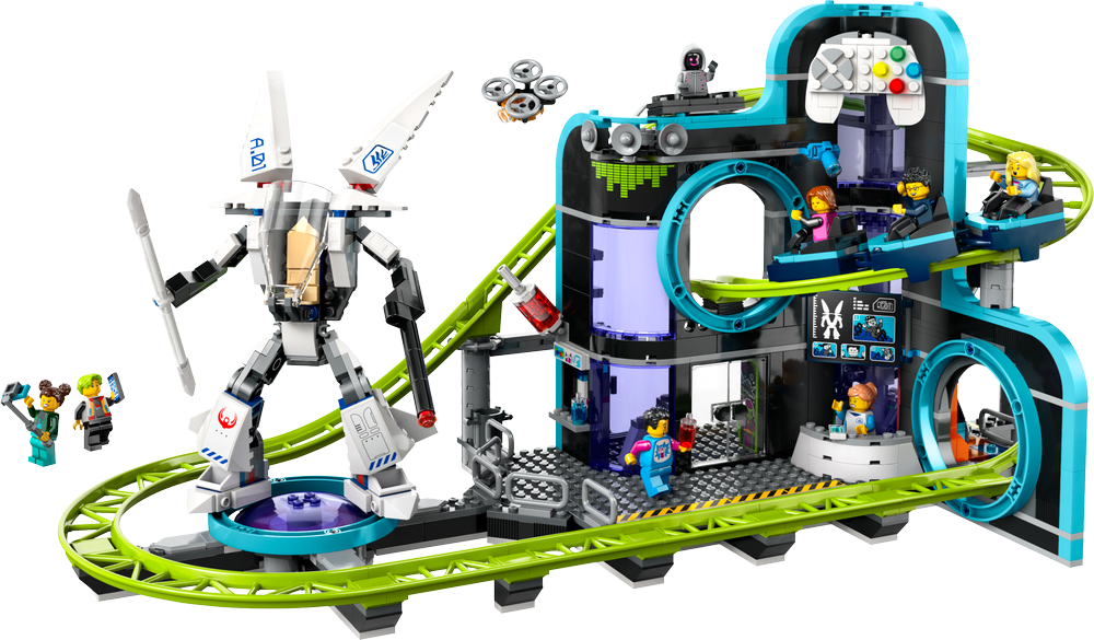 LEGO City Robot World Roller Coaster Park 60421 (8537448906978)