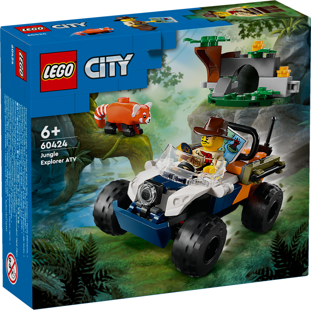LEGO City Jungle Explorer ATV Red Panda Mission 60424 (8537449005282)