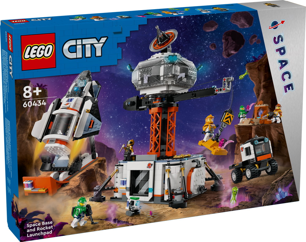 LEGO CITY Space Base and Rocket Launchpad 60434 (8312980406498)