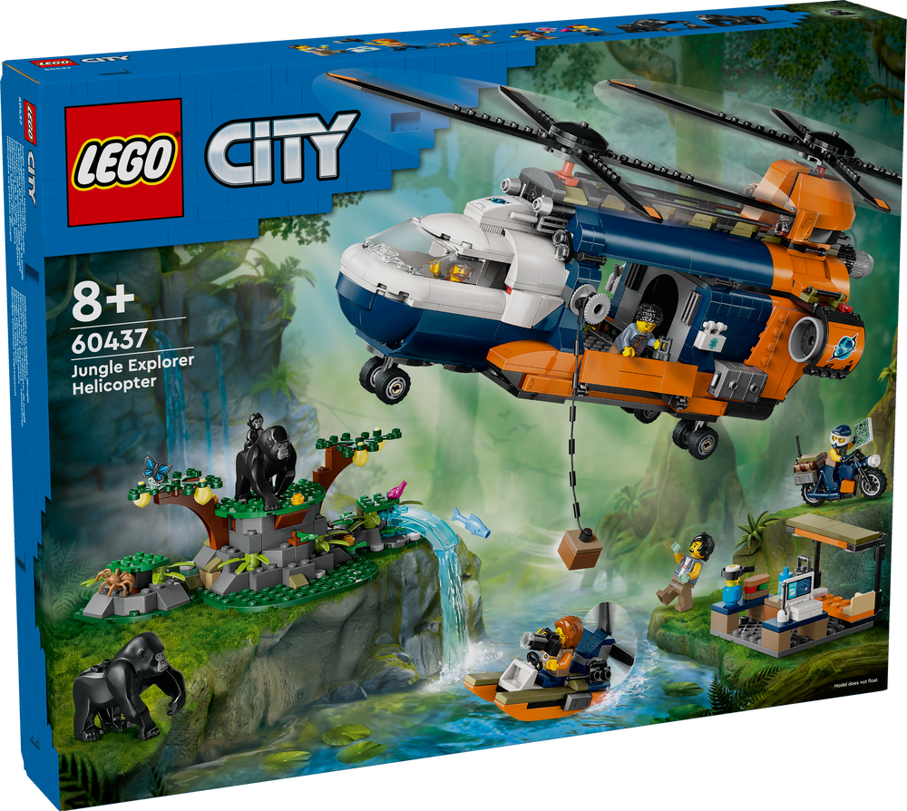 LEGO City Jungle Explorer Helicopter at Base Camp 60437 (8537447923938)