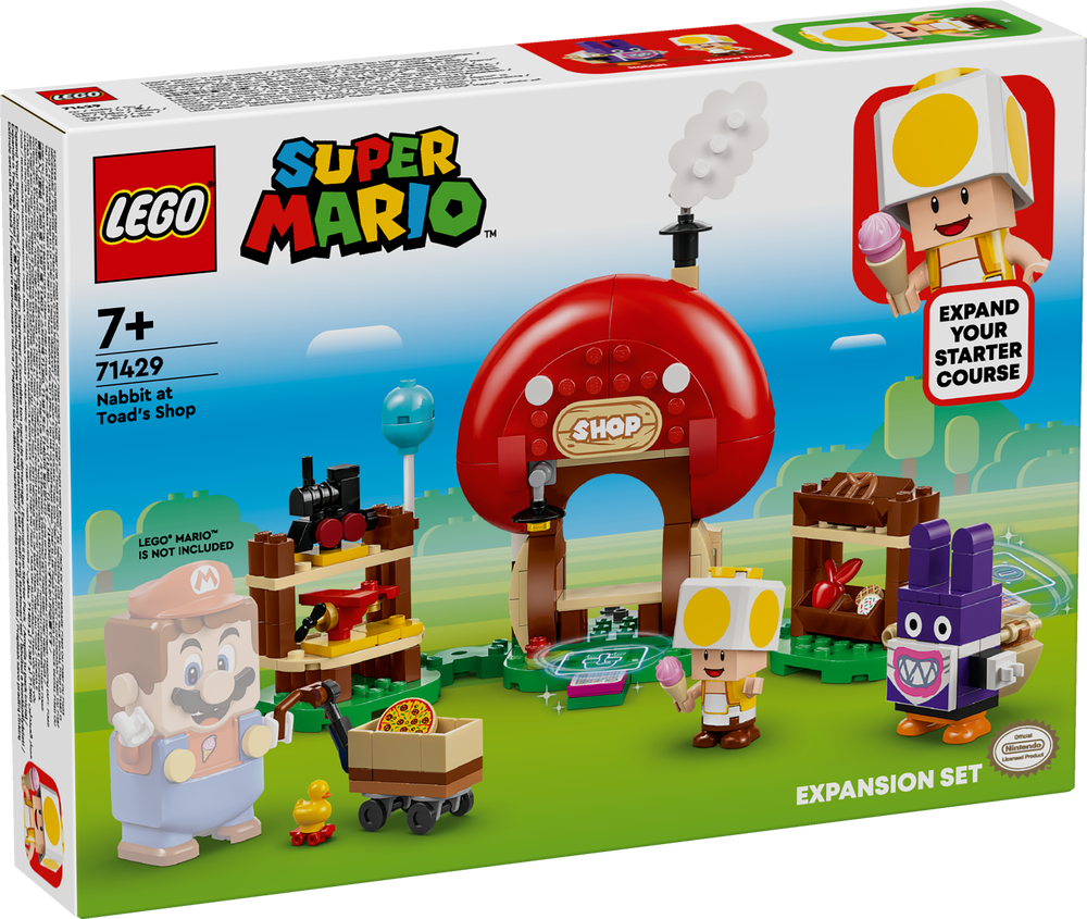 LEGO Super Mario Nabbit at Toad's Shop Expansion Set 71429 (8266787487970)