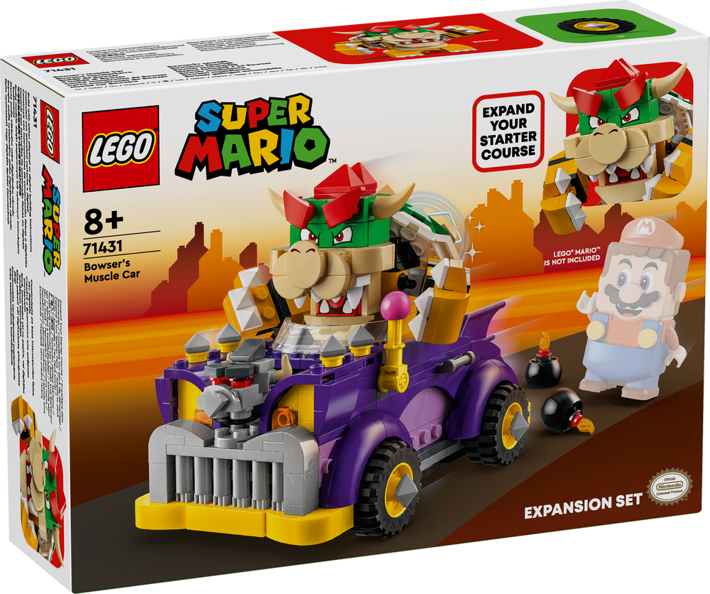 LEGO Super Mario Bowser's Muscle Car Expansion Set 71431 (8266787586274)