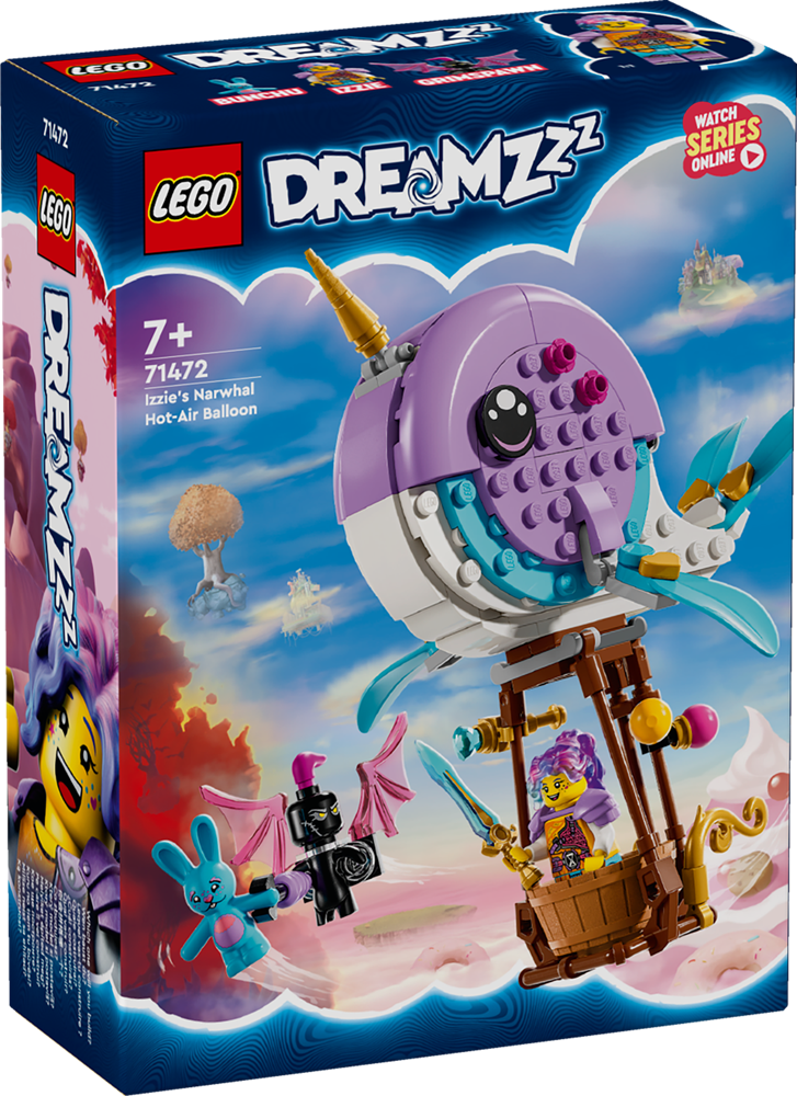 LEGO DREAMZzz Izzie's Narwhal Hot-Air Balloon 71472 (8312980603106)
