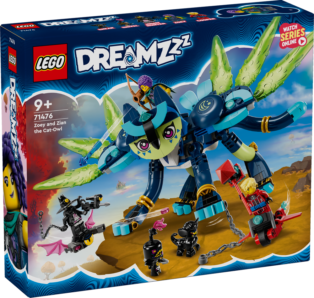 LEGO DREAMZzz Zoey and?????????Zian?????????the?????????Cat-Owl 71476 (8312980865250)