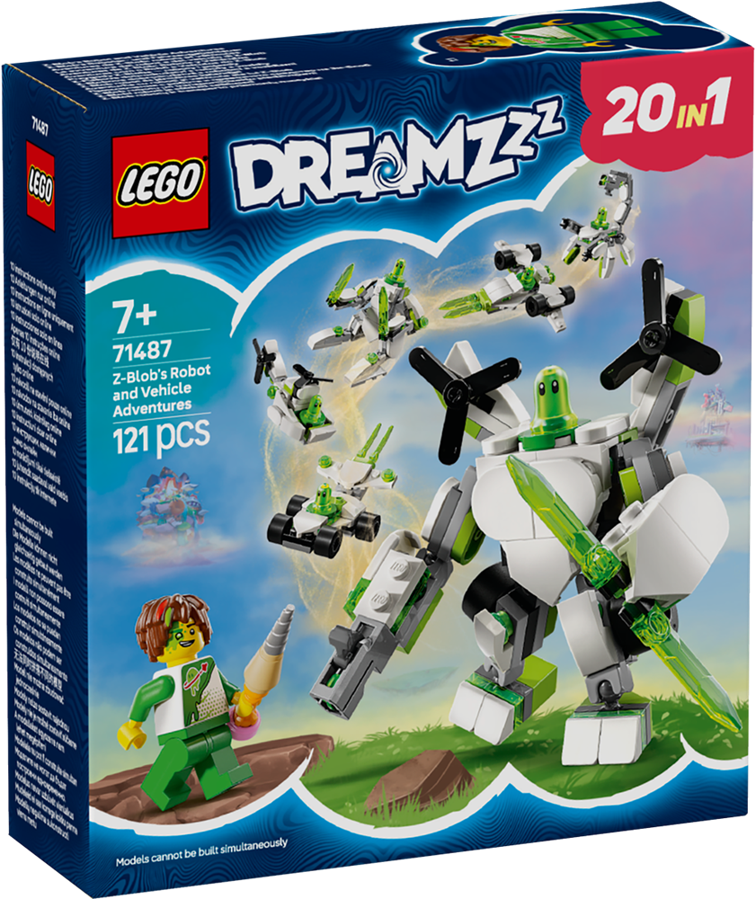 LEGO DREAMZzz Z-Blobs Robot and Vehicle Adventures 71487 (8776119222498)