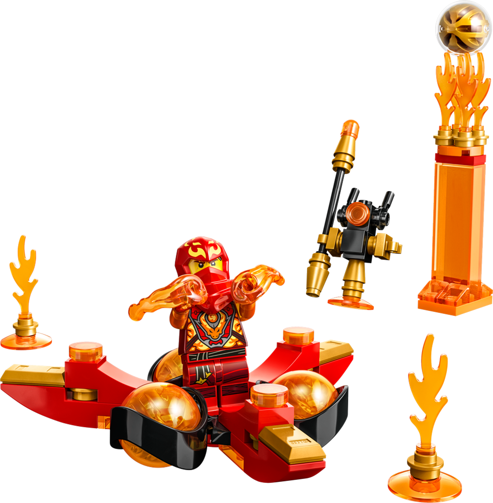LEGO Ninjago Kai's Dragon Power Spinjitzu Flip 71777 (8099088564450)
