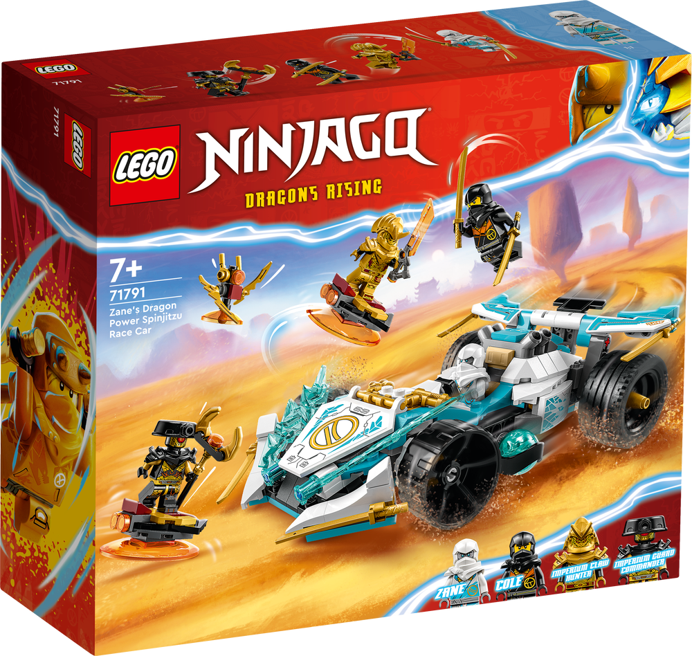 LEGO Ninjago Zanes Dragon Power Spinjitzu Race Car 71791 (8099088728290)