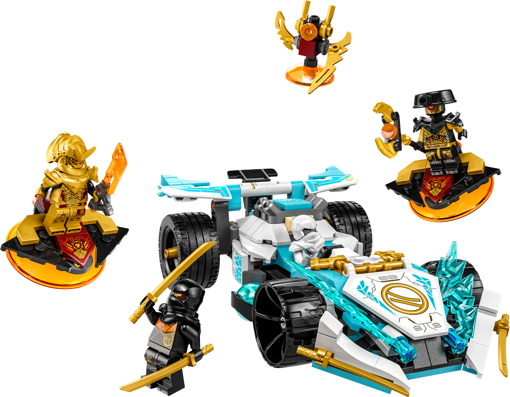 LEGO Ninjago Zanes Dragon Power Spinjitzu Race Car 71791 (8099088728290)