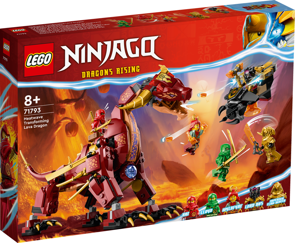 LEGO Ninjago Heatwave Transforming Lava Dragon 71793 (8099088826594)