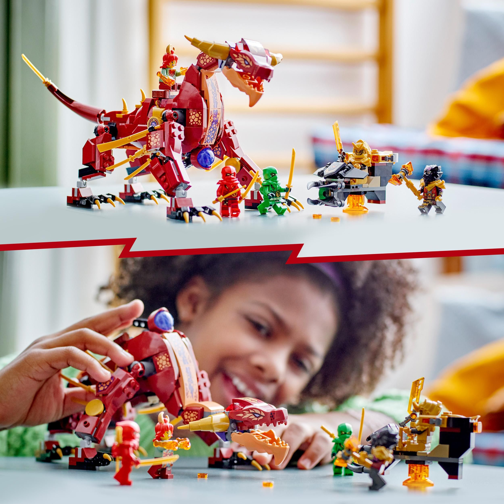 LEGO Ninjago Heatwave Transforming Lava Dragon 71793 (8099088826594)