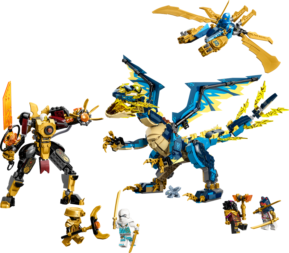 LEGO Ninjago Elemental Dragon vs. The Empress Mech 71796 (8099088924898)
