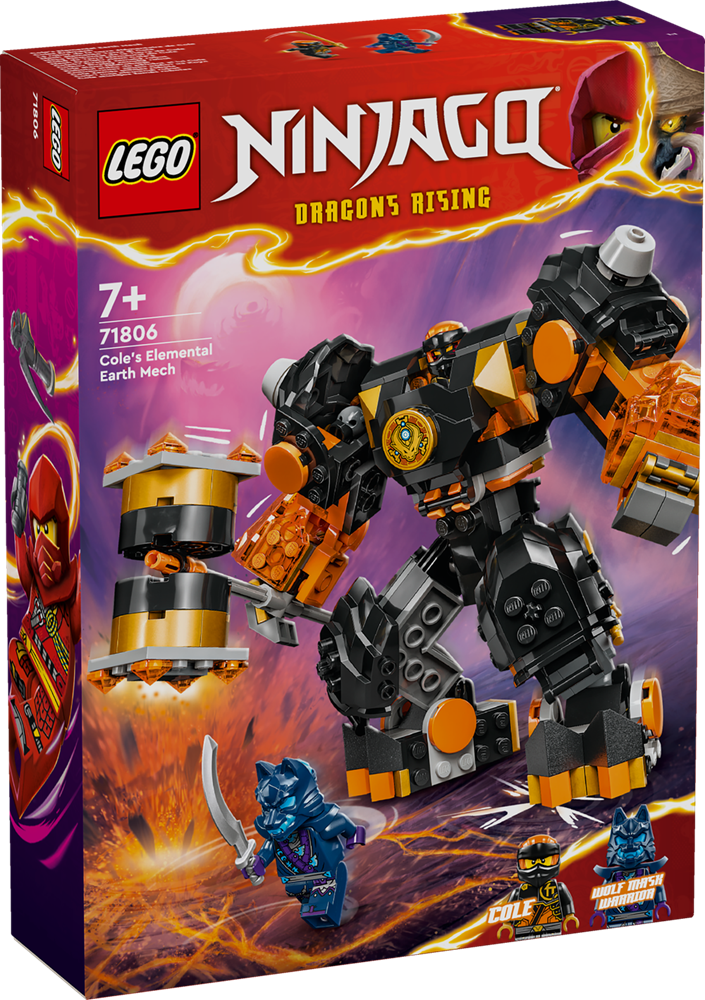 LEGO Ninjago Cole's Elemental Earth Mech 71806 (8266787061986)