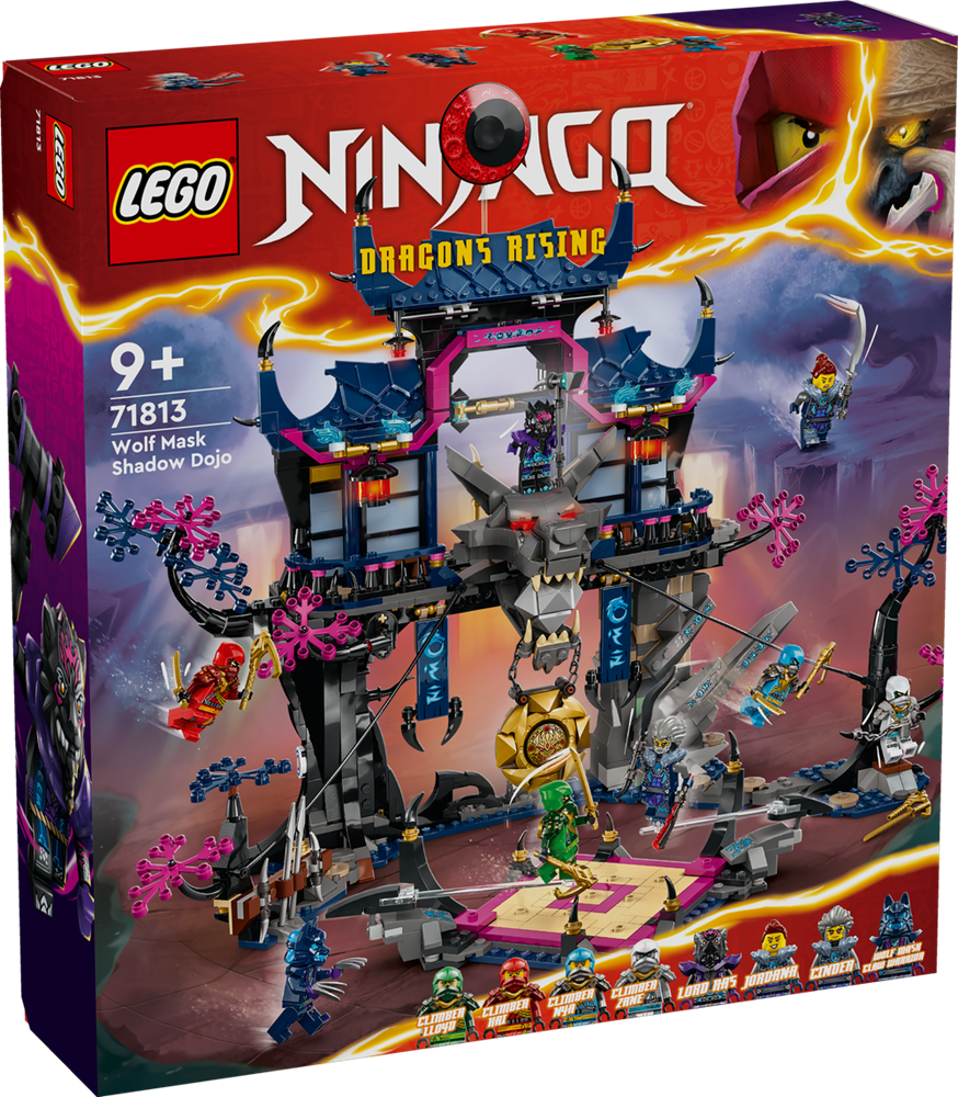 LEGO Ninjago Wolf Mask Shadow Dojo 71813 (8307658490082)