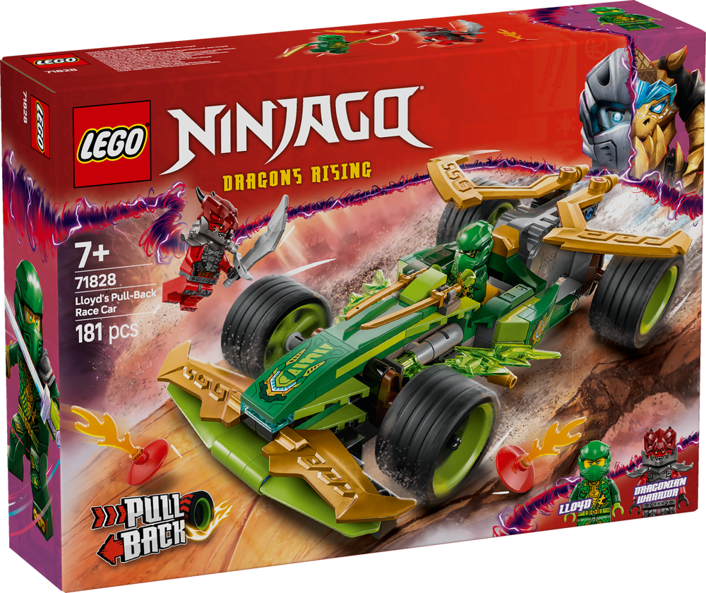 LEGO Ninjago Lloyds Pull-Back Race Car 71828 (8776120205538)