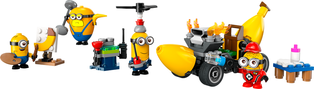 LEGO Despicable Me Minions and Banana Car  Theme  Despicable Me 75580 (8537441272034)