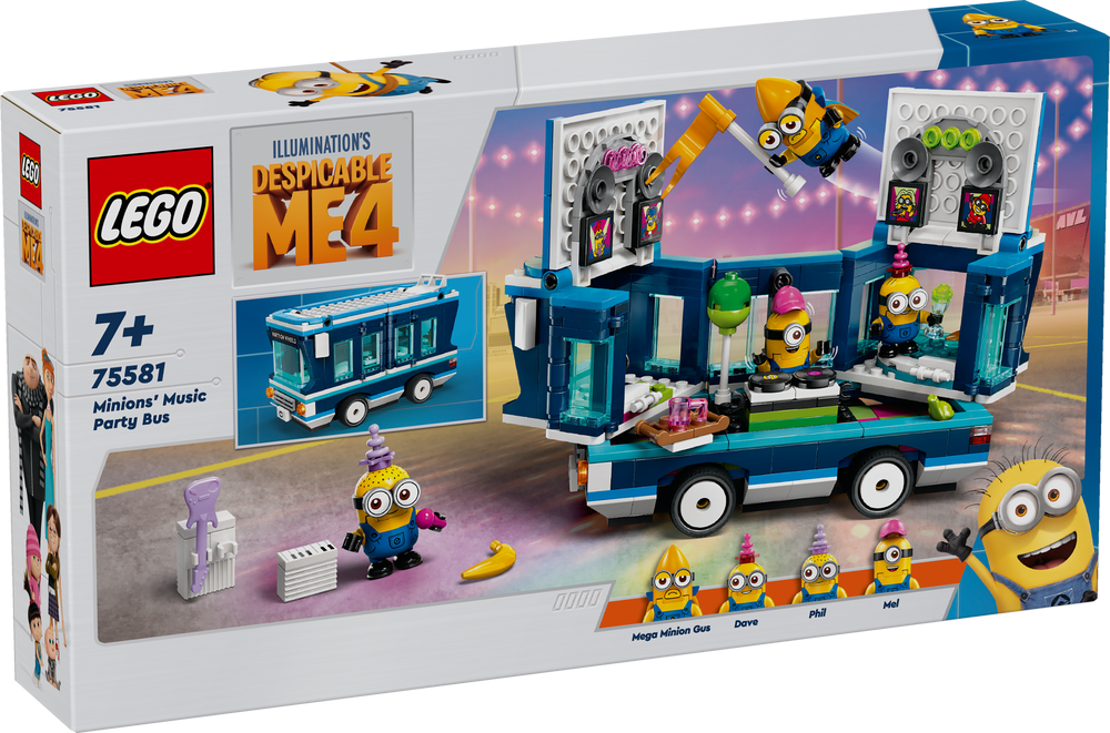 LEGO Despicable Me Minions? Music Party Bus 75581 (8537441337570)