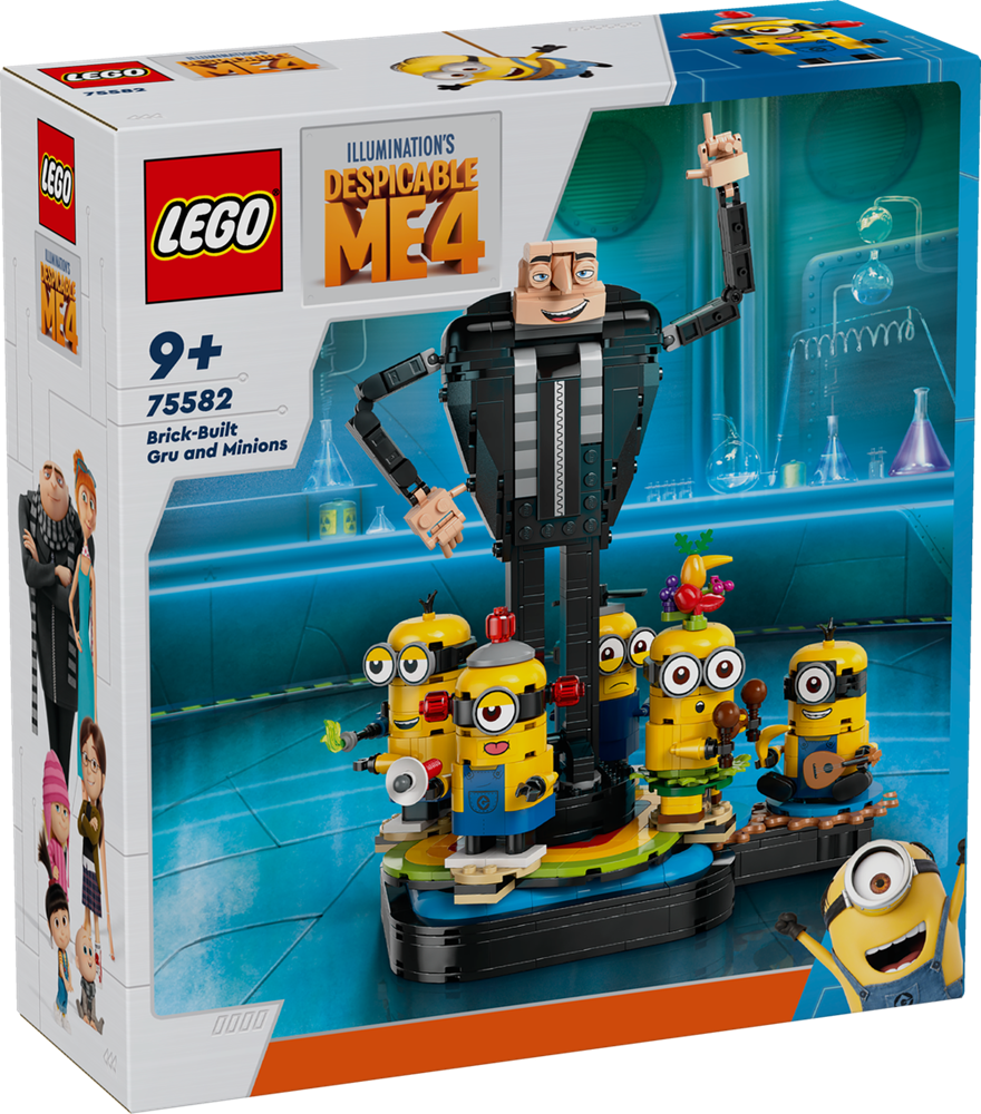 LEGO Despicable Me Brick-Built Gru and Minions 75582 (8537441501410)