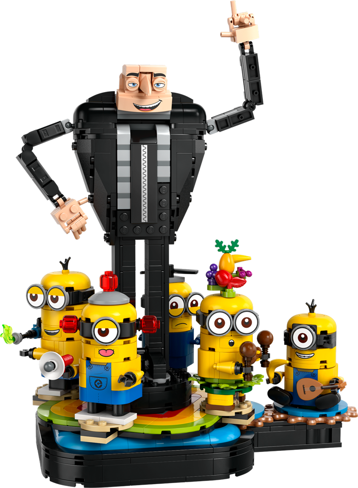 LEGO Despicable Me Brick-Built Gru and Minions 75582 (8537441501410)