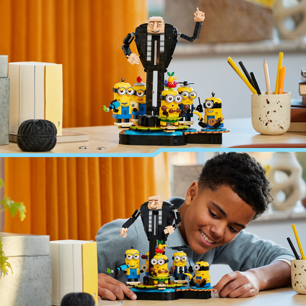 LEGO Despicable Me Brick-Built Gru and Minions 75582 (8537441501410)