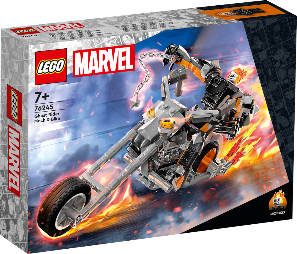 LEGO Super Heroes Ghost Rider Mech & Bike 76245 (7982635417826)