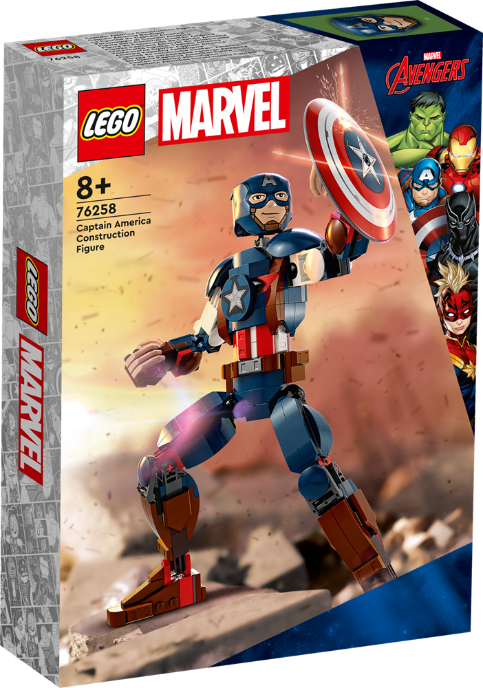 LEGO Super Heroes Marvel Captain America Construction Figure 76258 (8099089121506)