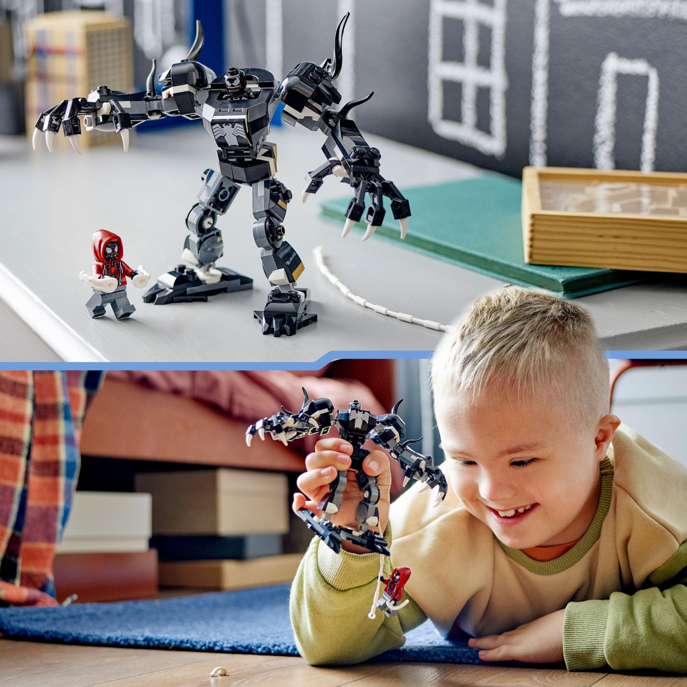 LEGO Super Heroes Marvel Venom Mech Armour vs. Miles Morales 76276 (8266677321954)