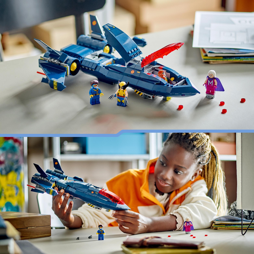 LEGO Super Heroes Marvel X-Men X-Jet 76281 | Evermore Toys