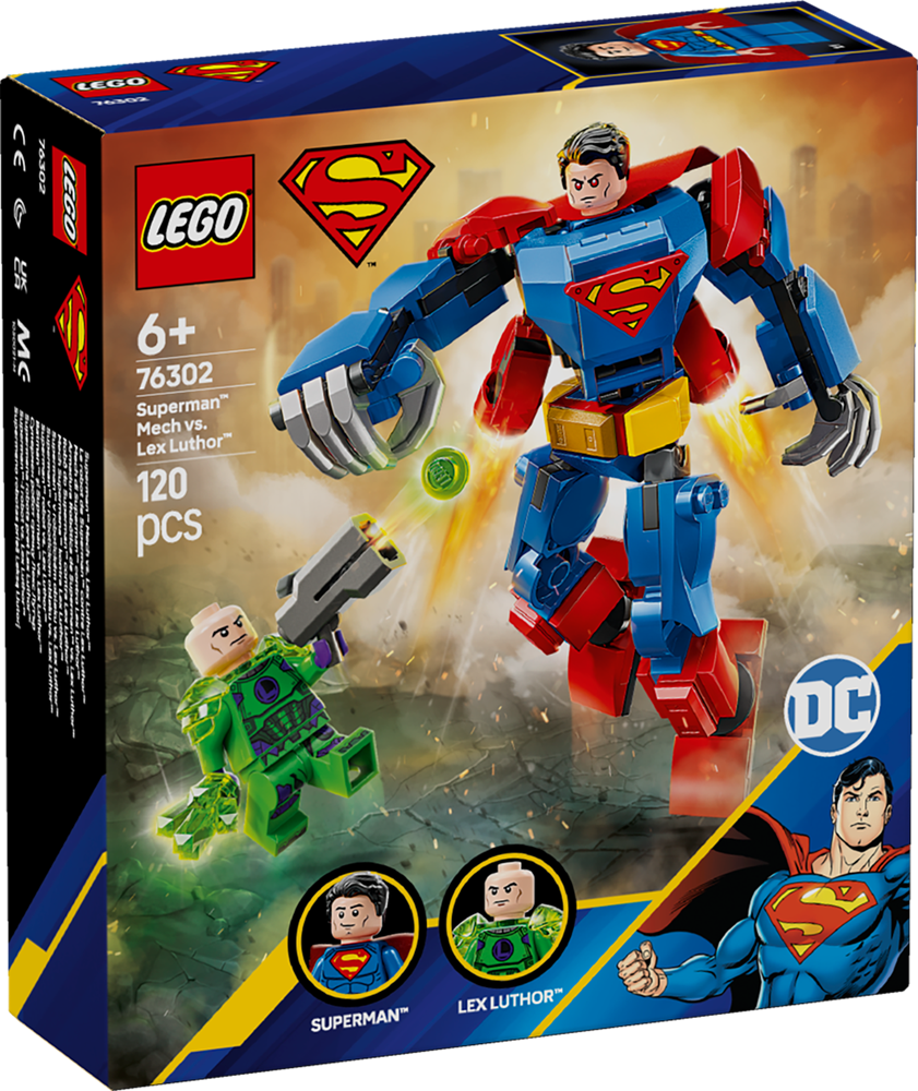 LEGO Super Heroes DC Superman Mech vs Lex Luthor 76302 (8776120565986)
