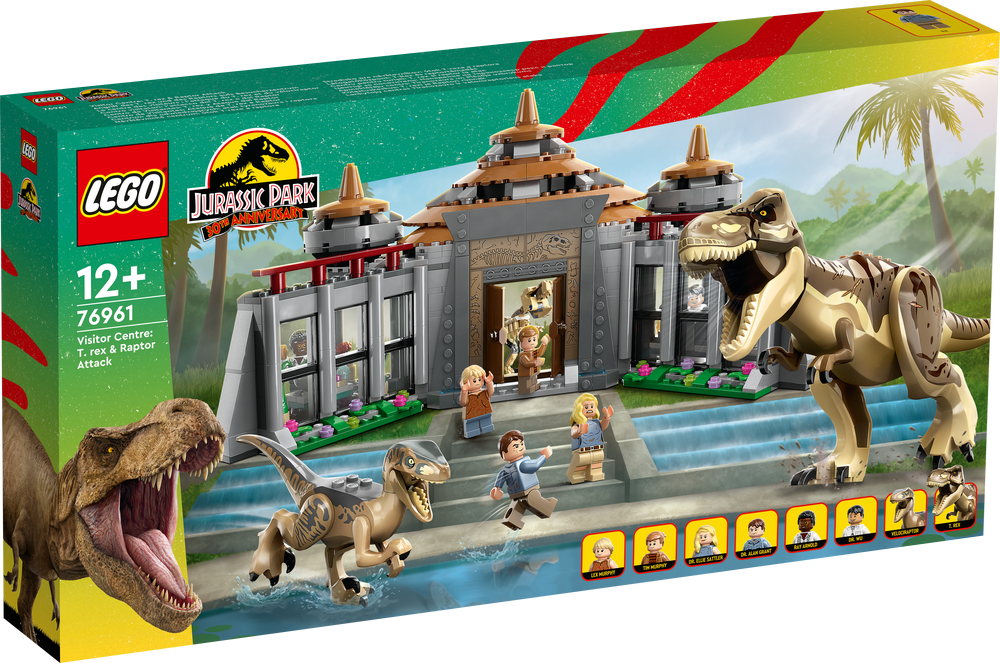 LEGO Jurassic World Visitor Center: T. rex & Raptor Attack 76961 (8099089318114)