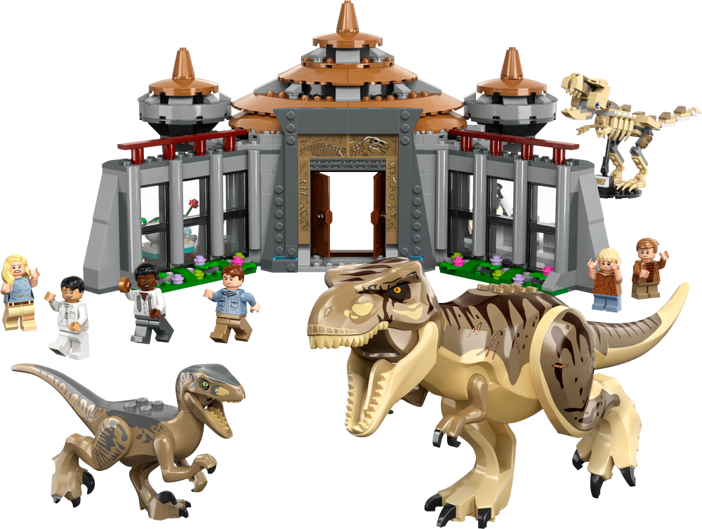 LEGO Jurassic World Visitor Center: T. rex & Raptor Attack 76961 (8099089318114)