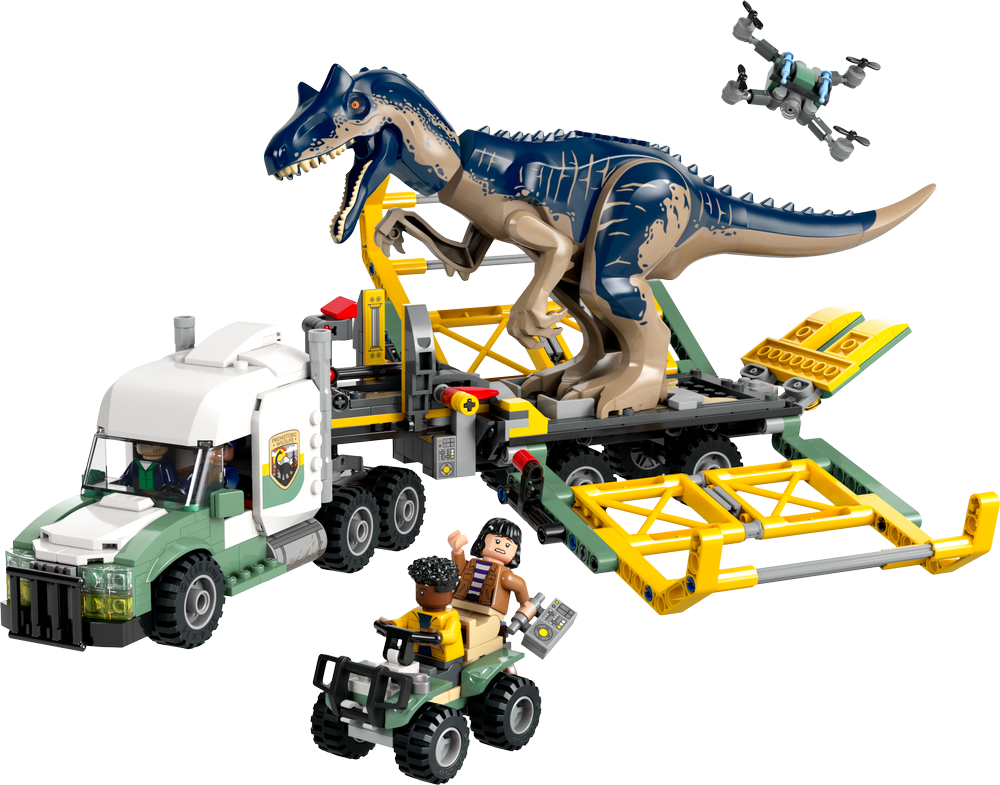 LEGO Jurassic World Dinosaur Missions: Allosaurus Transport Truck 76966 (8537442484450)
