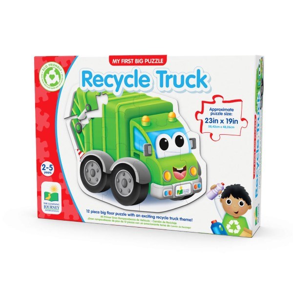 The Learning Journey My First Big Floor Puzzle - Vehicle-Recycle Truck (7897597149410)