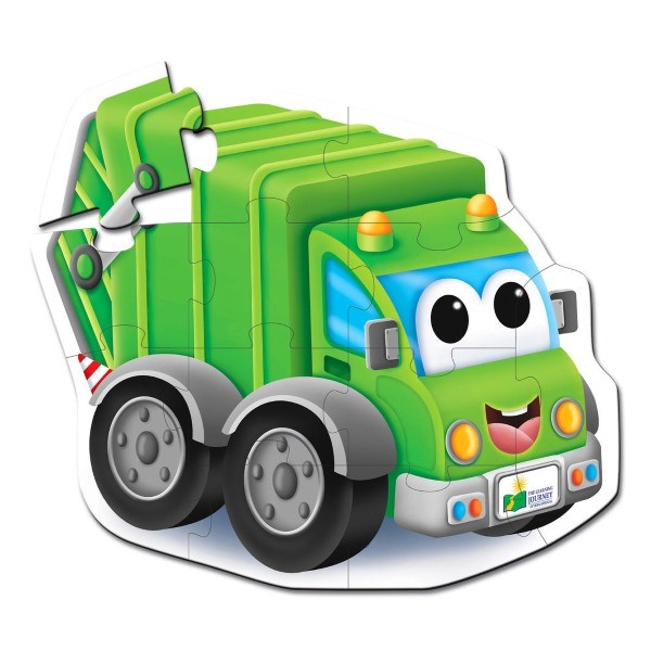 The Learning Journey My First Big Floor Puzzle - Vehicle-Recycle Truck (7897597149410)