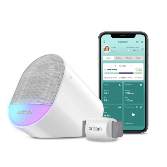 Oricom Guardian Plus Sleep Tracker + Smart Soother (8266210279650)
