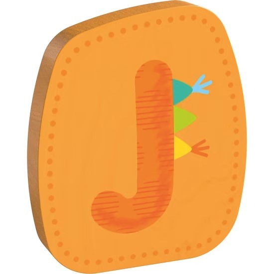 xHABA Wooden letter J (6823246561462)