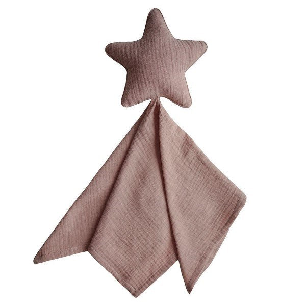 Mushie Star Lovey Blanket- Natural (7448384241890)