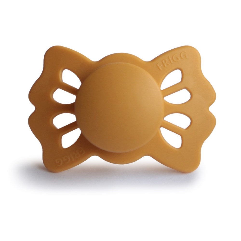 FRIGG Symmetrical Lucky Silicone Pacifier (Honey Gold) Size 1 (8030184014050)