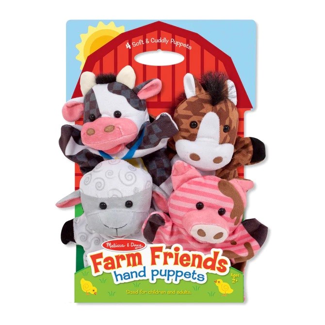 Melissa and Doug Farm Friends Hand Puppets (8239148957922)