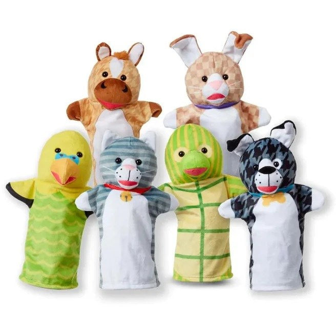 Melissa and Doug Pet Buddies Hand Puppets (6 Pc) (8239149580514)