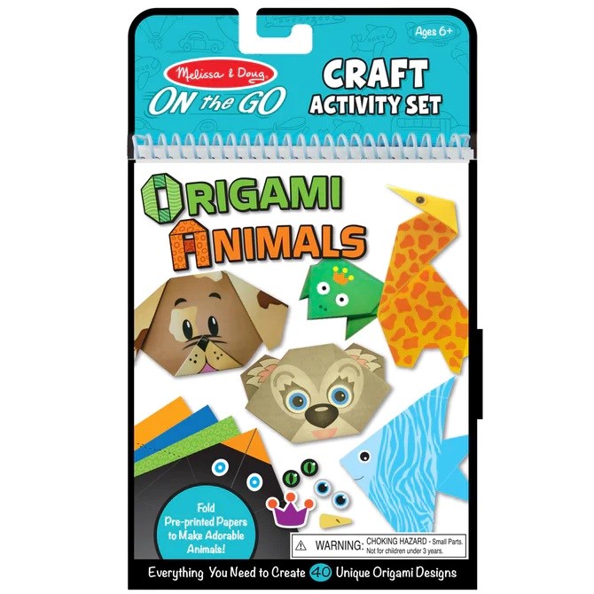 Melissa and Doug On-the-Go Crafts - Origami Activity Set - Animals (8239150039266)
