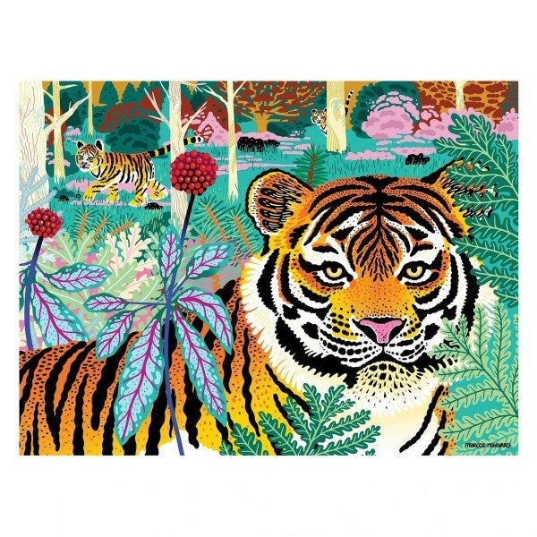 Mudpuppy Endangered Species: Siberian Tiger 300 piece Puzzle (7762945179874)