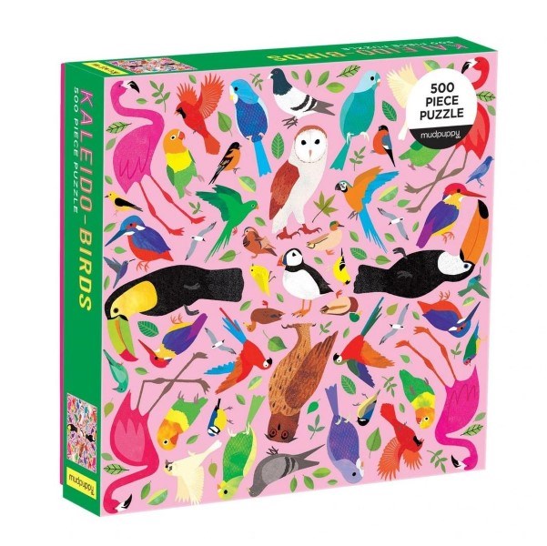 Mudpuppy Kaleido - Birds 500pc Family Puzzle (7762945442018)