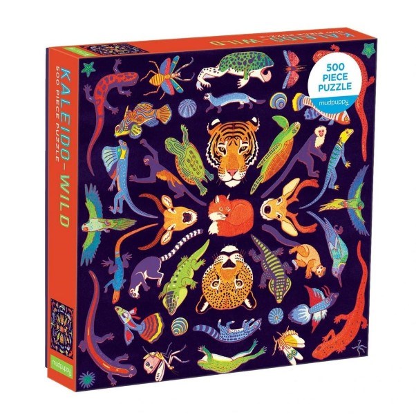 Mudpuppy Kaleido - Wild 500pc Family Puzzle (7762945540322)